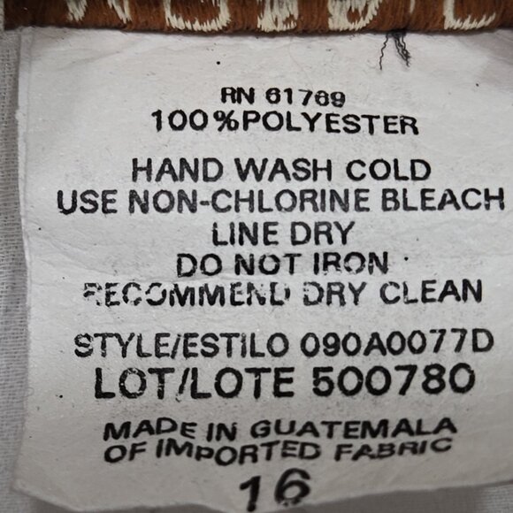 Mosaic Blouse Womens 16 White Floral Sheer Button Up Shirt Fairy Romantic Top - Picture 12 of 12